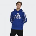 Essentials Fleece 3-Stripes Logo Hoodie