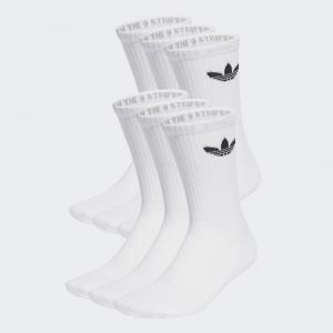 Trefoil Cushion Crew Socks 6 Pairs