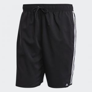 Classic-Length 3-Stripes Swim Shorts