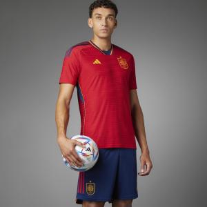 Spain 22 Home Authentic Jersey