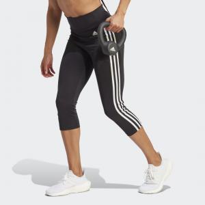 Designed to Move High-Rise 3-Stripes 3/4 Sport Leggings