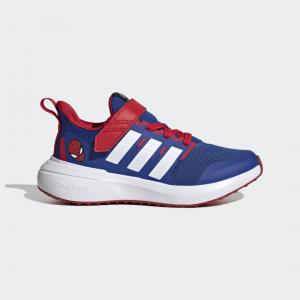 Adidas x Marvel FortaRun Spider-Man 2.0 Cloudfoam Sport Lace Top Strap Shoes