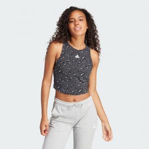 Koszulka Essentials Animal-Print Crop Tank