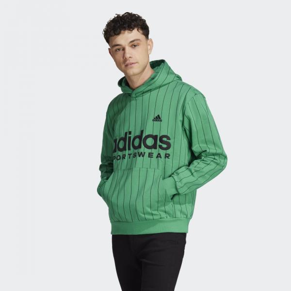 Pinstripe Fleece Hoodie