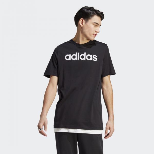 Essentials Single Jersey Linear Embroidered Logo Tee