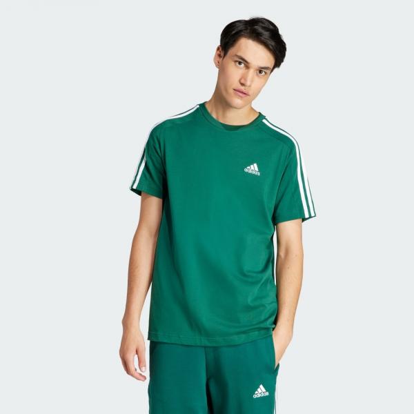 Essentials Single Jersey 3-Stripes Tee