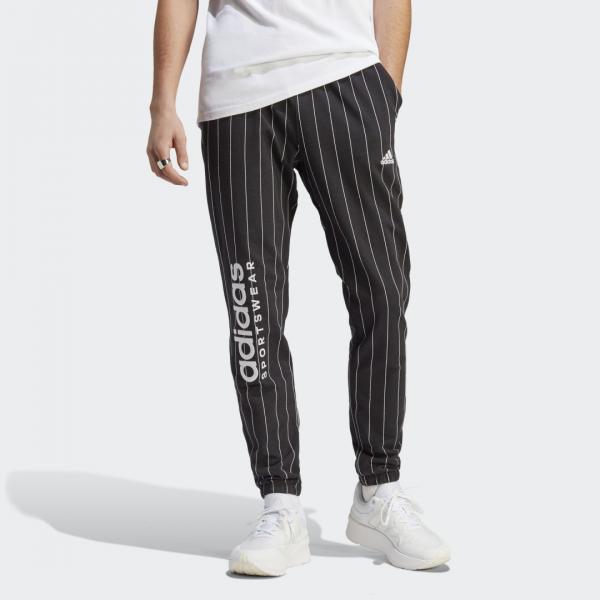 Pinstripe Fleece Pants