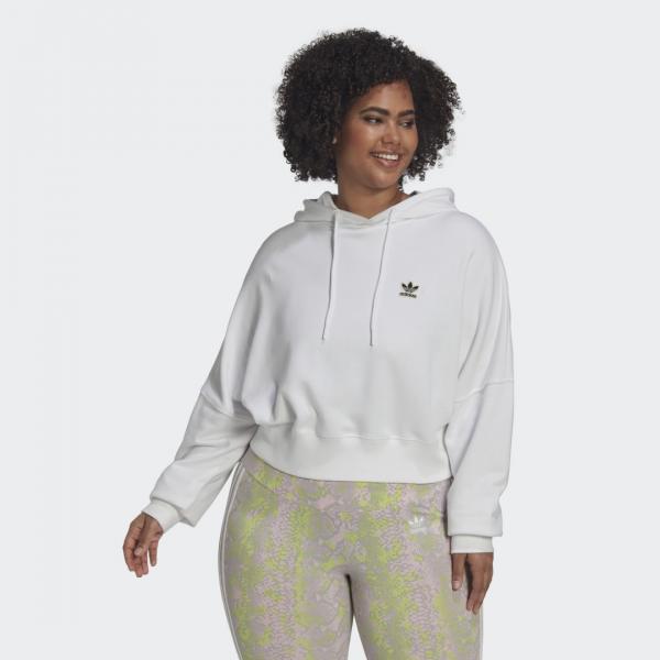 Cropped Hoodie (Plus Size)