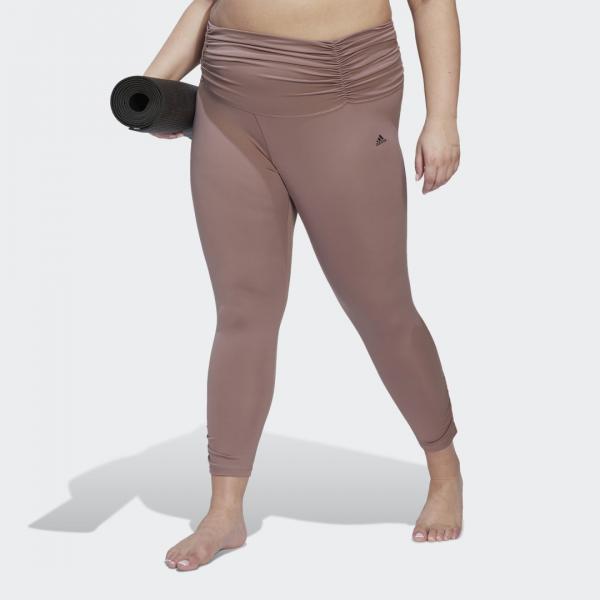 Yoga Studio Gathered 7/8 Leggings (Plus Size)