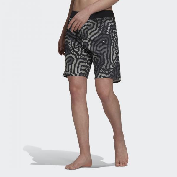 Classic-Length Colour Maze Tech Board Shorts