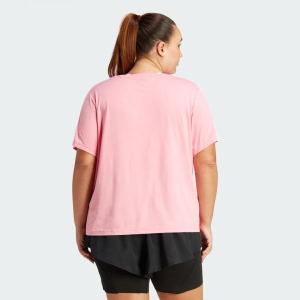 AEROREADY Train Essentials 3-Stripes Tee (Plus Size)