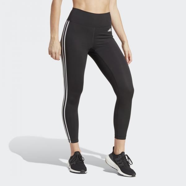 Train Essentials 3-Stripes High-Waisted 7/8 Leggings