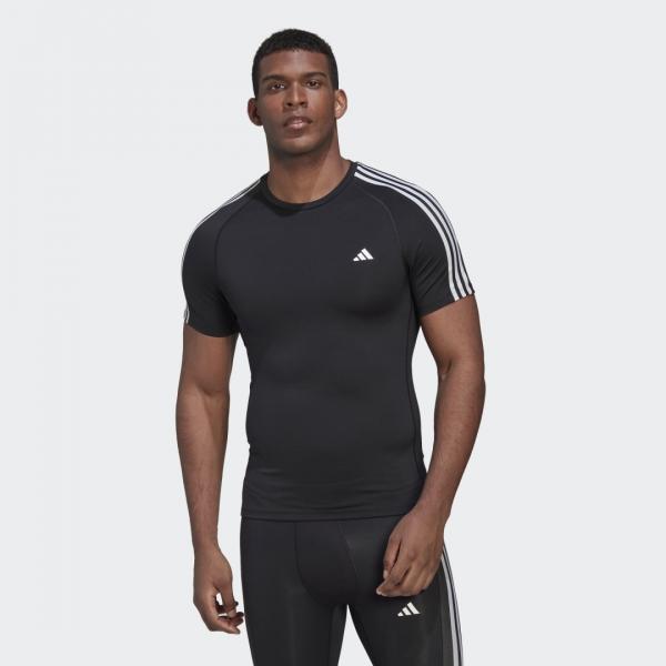 Techfit 3-Stripes Training Tee