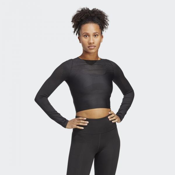 Best of adidas Cropped Long Sleeve Tee