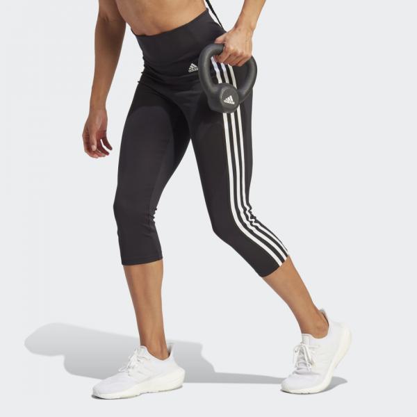 Designed to Move High-Rise 3-Stripes 3/4 Sport Leggings