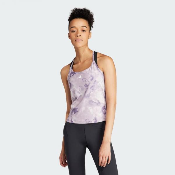 Top Train Essentials AOP Flower Tie-Dye Tank