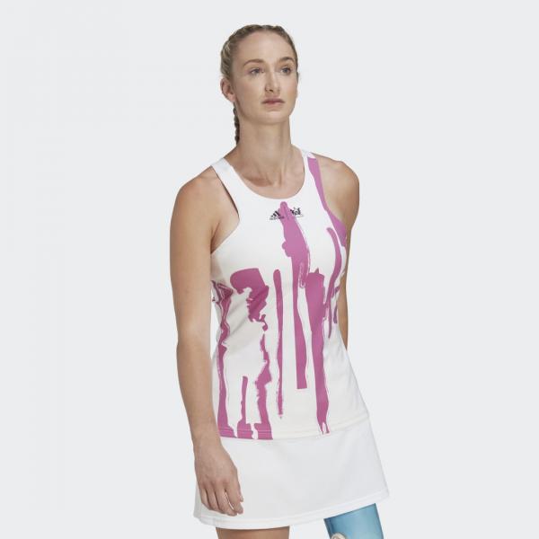 Thebe Magugu Tennis New York Y-Back Tank Top