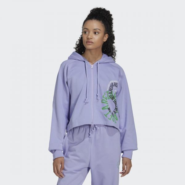 Adidas by Stella McCartney Cropped Hoodie