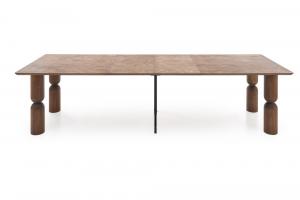 Stół rozkładany Melton 200-300 x 101 cm jasny orzech
