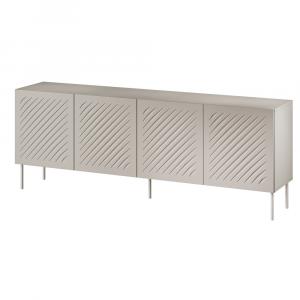 Komoda z drzwiami beżowa mat 200 cm Linea