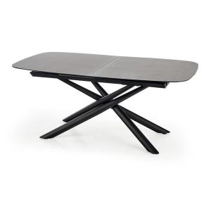 Stół rozkładany Capello 180-240x95x77 cm, ciemny popiel, czarny