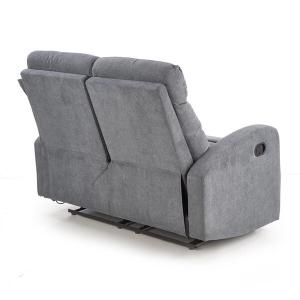 Sofa 2-osobowa z funkcją rozkładania tapicerowana szara Oslo 2