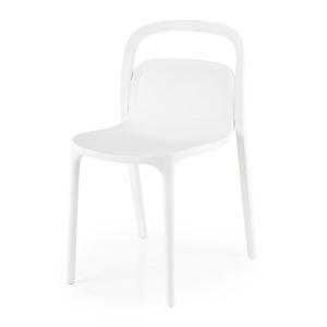 Krzesło ogrodowe K490, 46 x 55 x 80 cm, białe