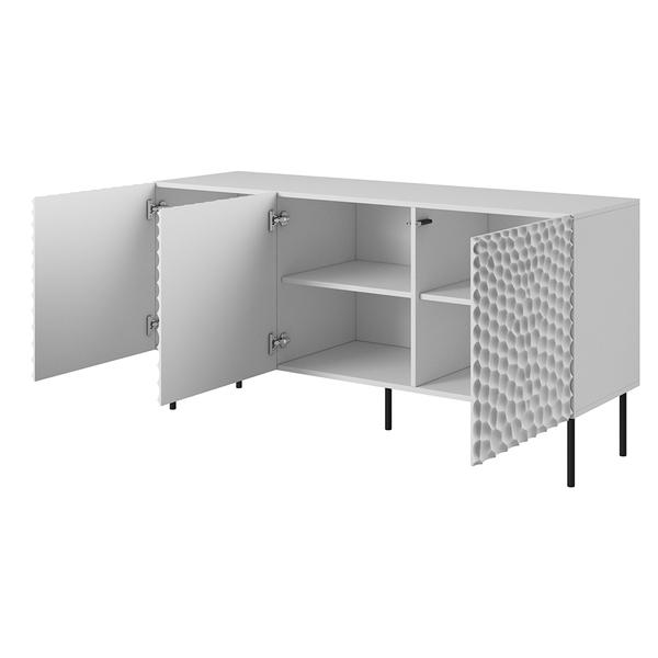 Komoda z drzwiami biała mat 152 cm Cave