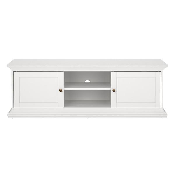 Szafka RTV biała mat 149 cm Paris