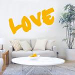 Szablon malarski napis love 16sm54