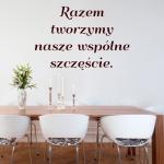 Szablon malarski sentencja razem tworzymy nasze wspólne szczęście 19sm67