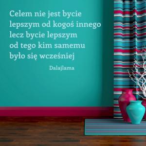 Szablon na ścianę cytat dalajlama 19sm40