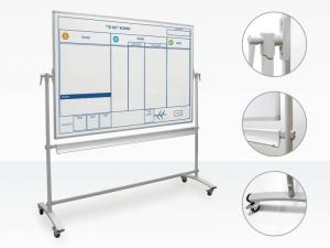 Tablica magnetyczna obrotowo-jezdna 180x122 cm z twoim nadrukiem standard