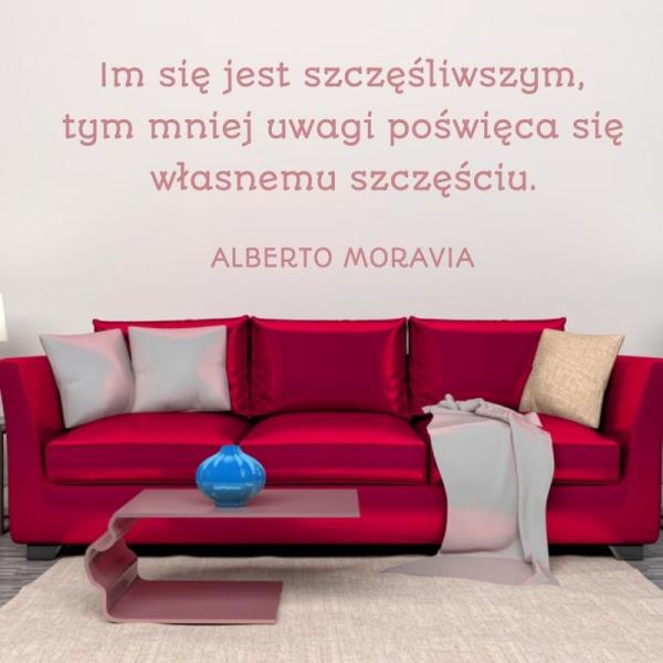 Szablon malarski alberto moravia cytat: im się jest szczęśliwszym 19sm58