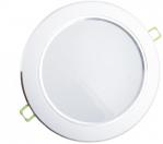 Oprawa stropowa DOWNLIGHT LED 9W - 3000K biały ciepły obudowa srebrna