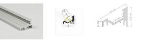 Led profil aluminiowy - 60 stopni