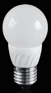 Żarówka LED - 12 - SMD2835 - E27 - 4W - biała ciepła - GLOBE LE