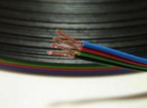 Przewód zasilający czterożyłowy - RGB