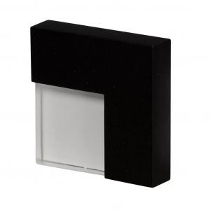 Lampa przyschodowa - TICO - czarna -14V - bez ramki