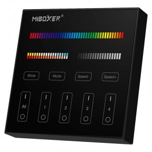 B4-B MiBoxer - 4-strefowy panel zdalnego sterowania RGB+CCT Smart Panel