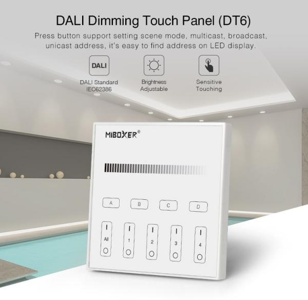 DP1S - DALI Dimming Touch Panel