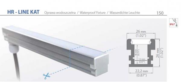 Profil LED - HR-LINE KAT - 20-100cm