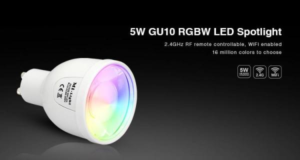 Żarówka MILIGHT - 5W GU10 RGBW LED Spotlight - FUT018