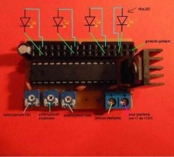 Sterownik LED - gwiezdne niebo