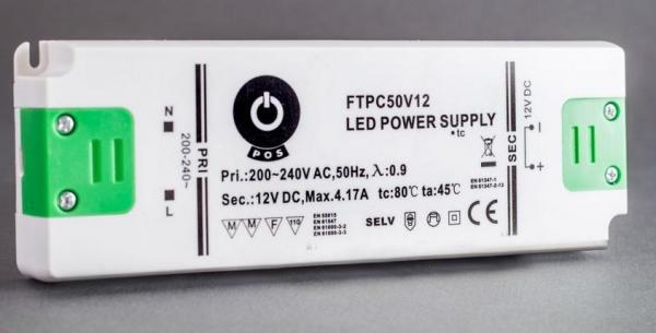 Zasilacz 50W - FTPC wewnętrzny - 12V