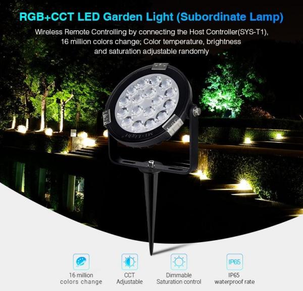 SYS-RC1 - MILIGHT - Garden Light 9W RGB+CCT
