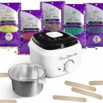 Podgrzewacz wosku w puszce+wosk 5x100g+szpatuła100