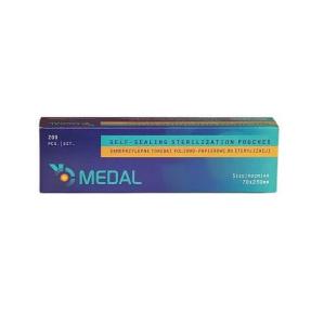 Torebki do sterylizacji 70 mm x 230 mm 200 szt. MEDAL
