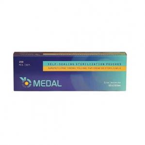 Torebki do sterylizacji 90mm x 260mm 200szt MEDAL