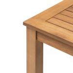 Stół ogrodowy Familis, 160 cm, teak look, drewno eukaliptusowe FSC
